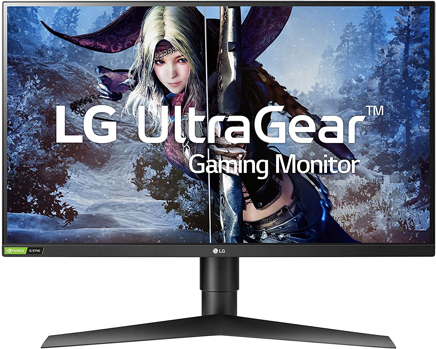LG 27GL83A-B 27 Inch Ultragear QHD IPS 1ms NVIDIA G-SYNC Compatible Gaming Monitor, Black LG 27GL83A-B 27 Inch Ultragear QHD IPS 1ms NVIDIA G-SYNC Compatible Gaming Monitor, Black